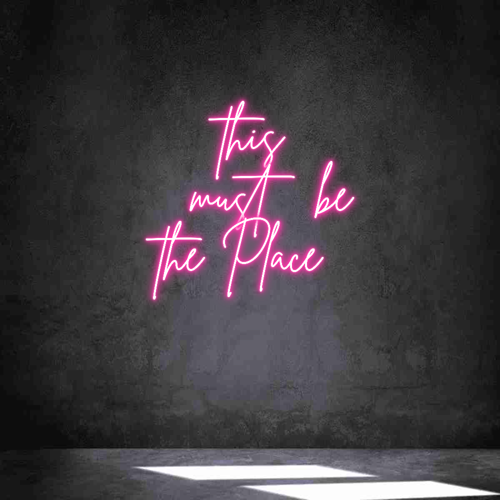 Individuelles Neon: this
...