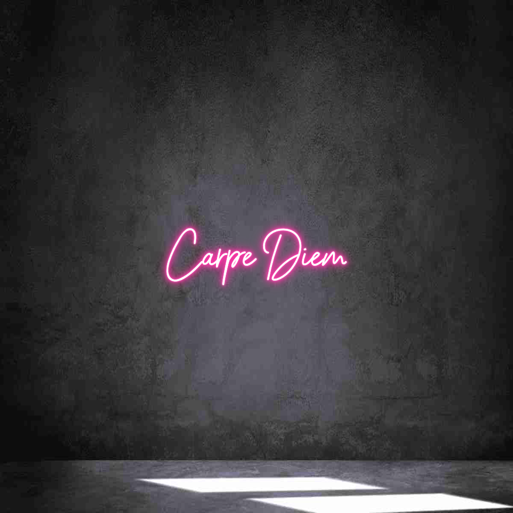 Individuelles Neon: Carpe Diem