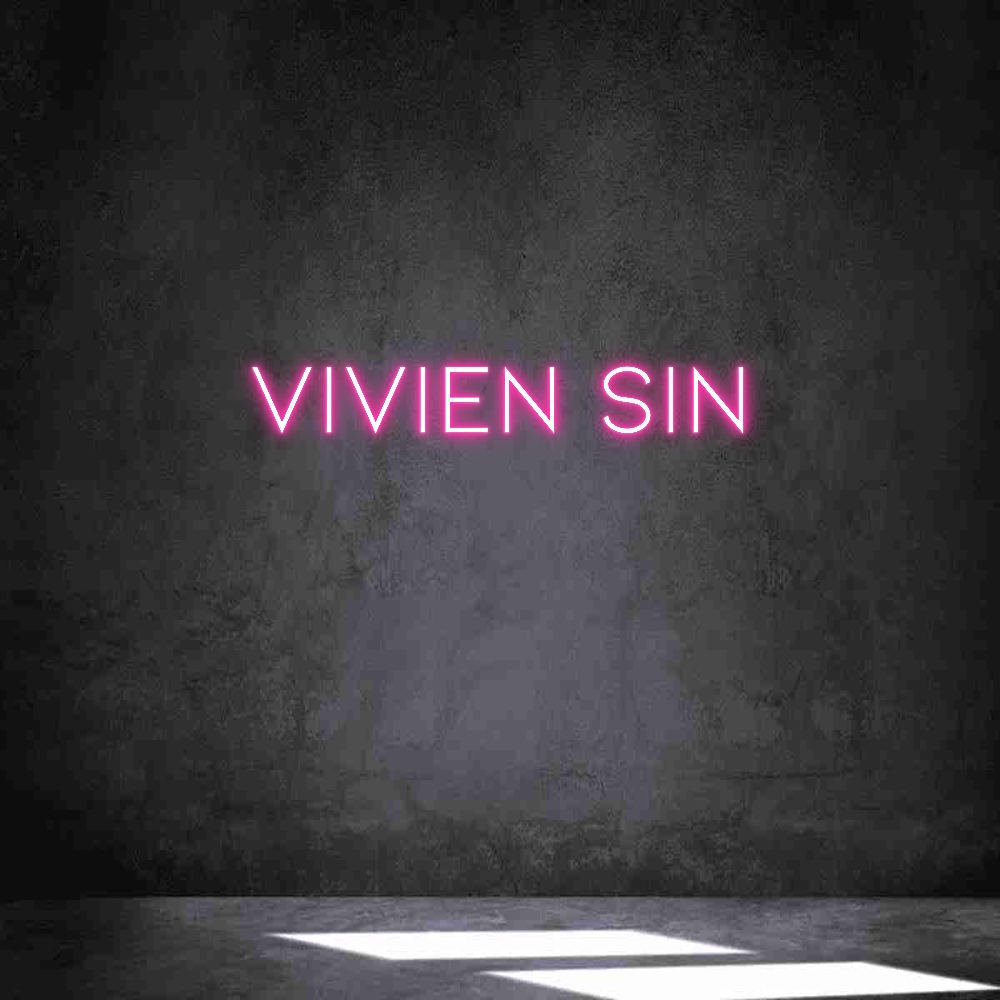 Individuelles Neon: VIVIEN SIN