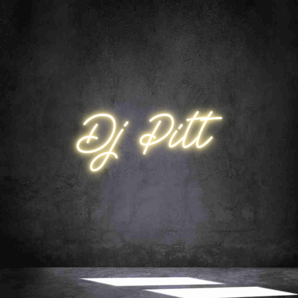 Individuelles Neon: Dj Pitt