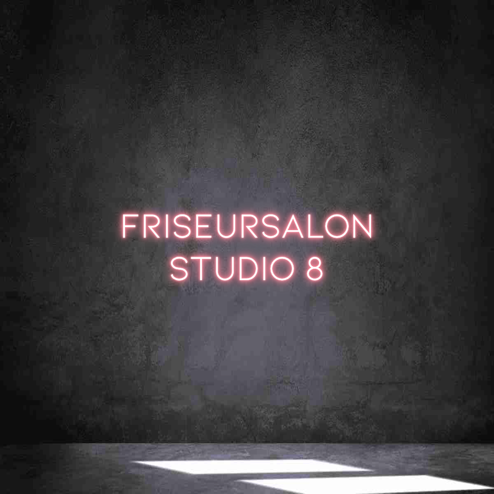 Individuelles Neon: Friseursalon ...