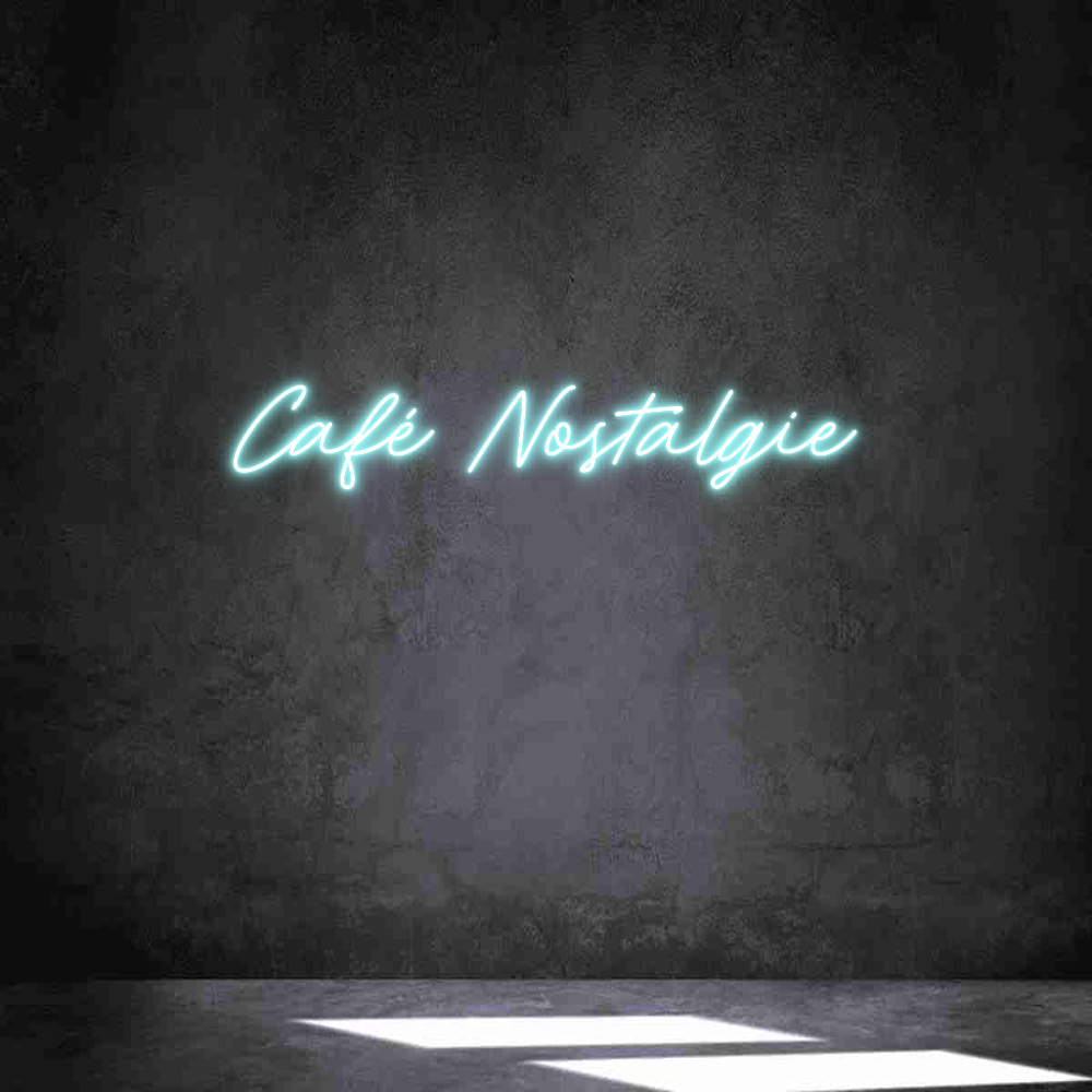 Individuelles Neon: Café Nostalgie