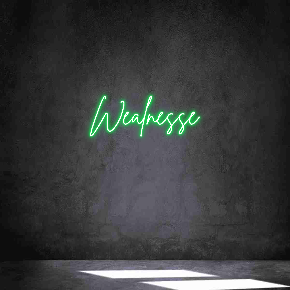 Individuelles Neon: Wealnesse