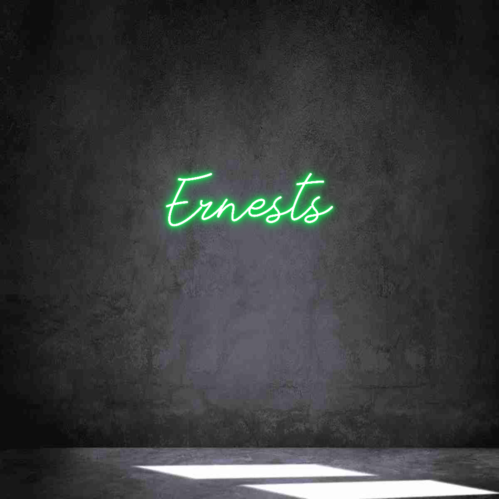 Individuelles Neon: Ernests