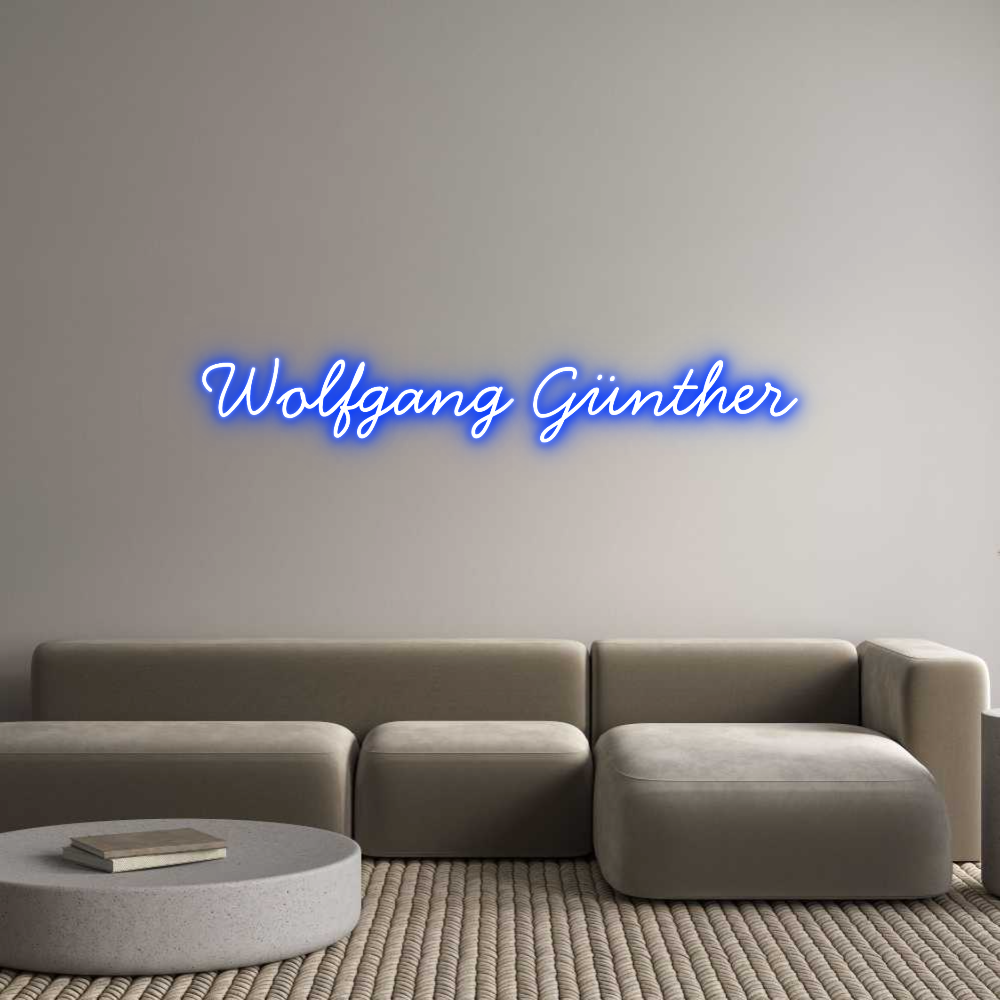 Individuelles Neon: Wolfgang Günt...