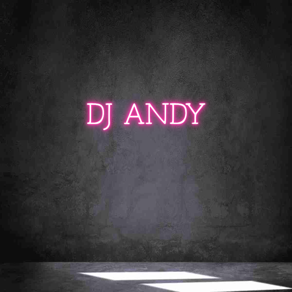 Individuelles Neon: DJ ANDY