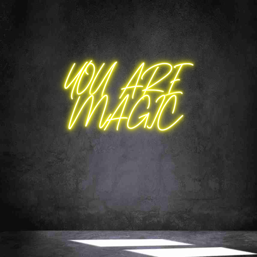 Individuelles Neon: YOU ARE
MAGIC