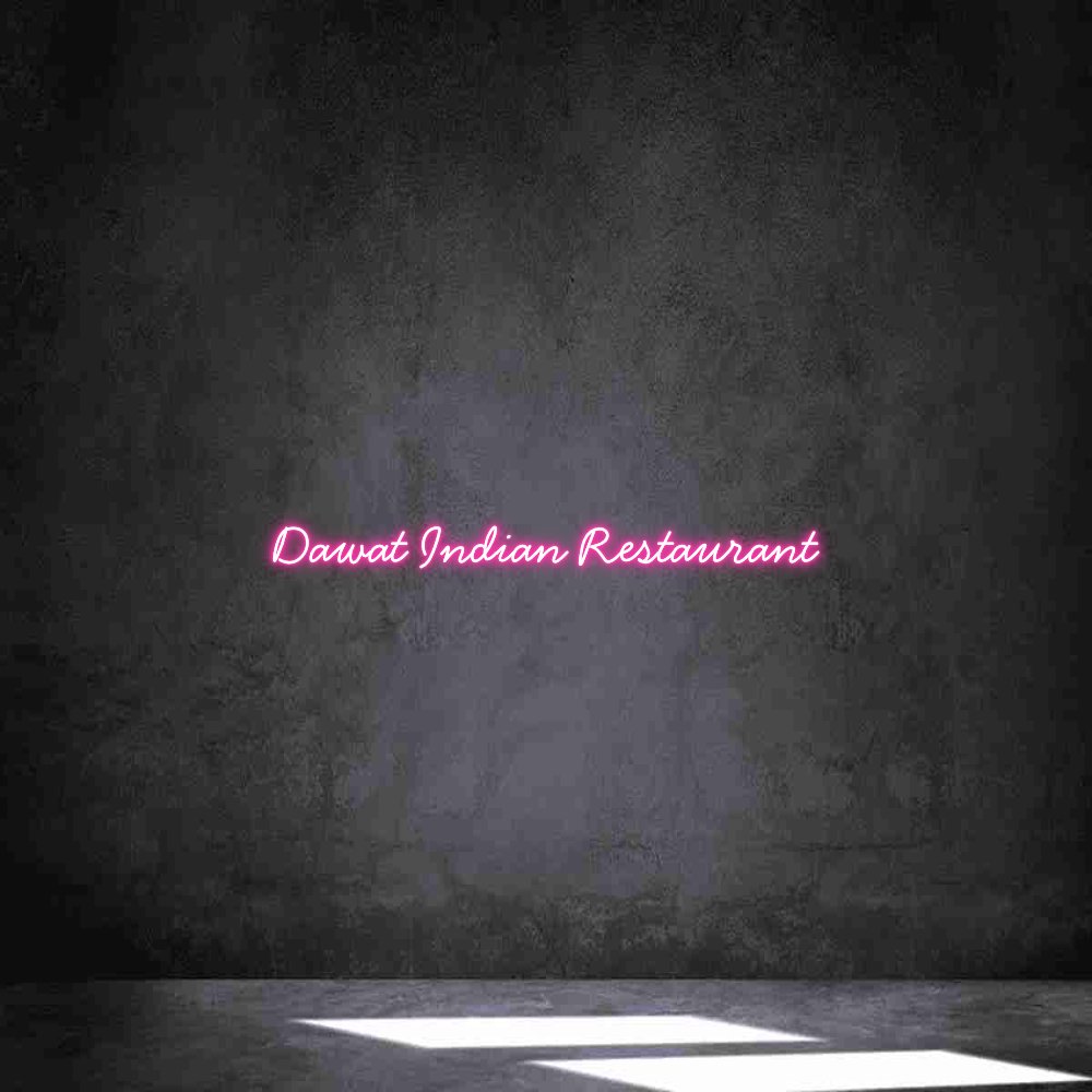 Individuelles Neon: Dawat Indian ...