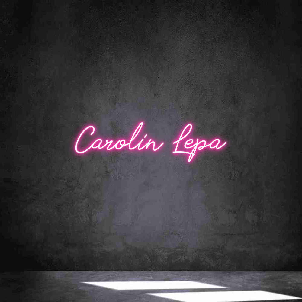 Individuelles Neon: Carolin Lepa