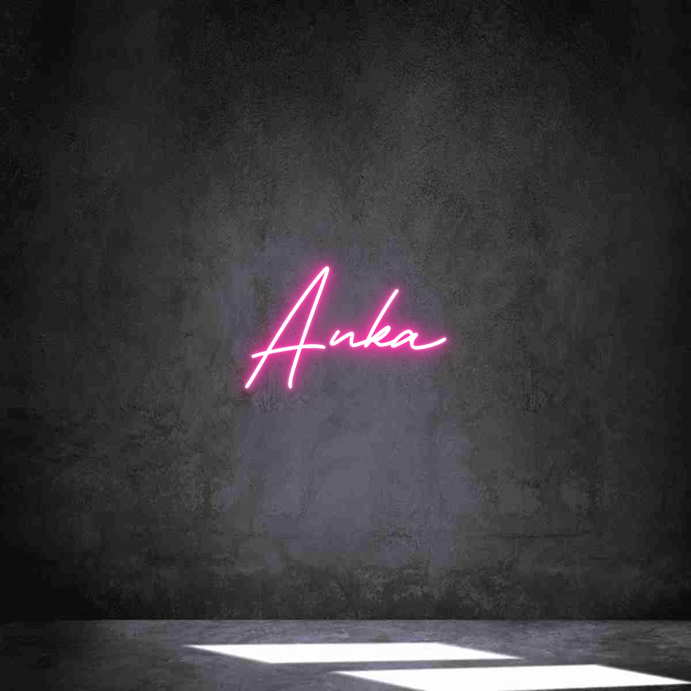 Individuelles Neon: Anka