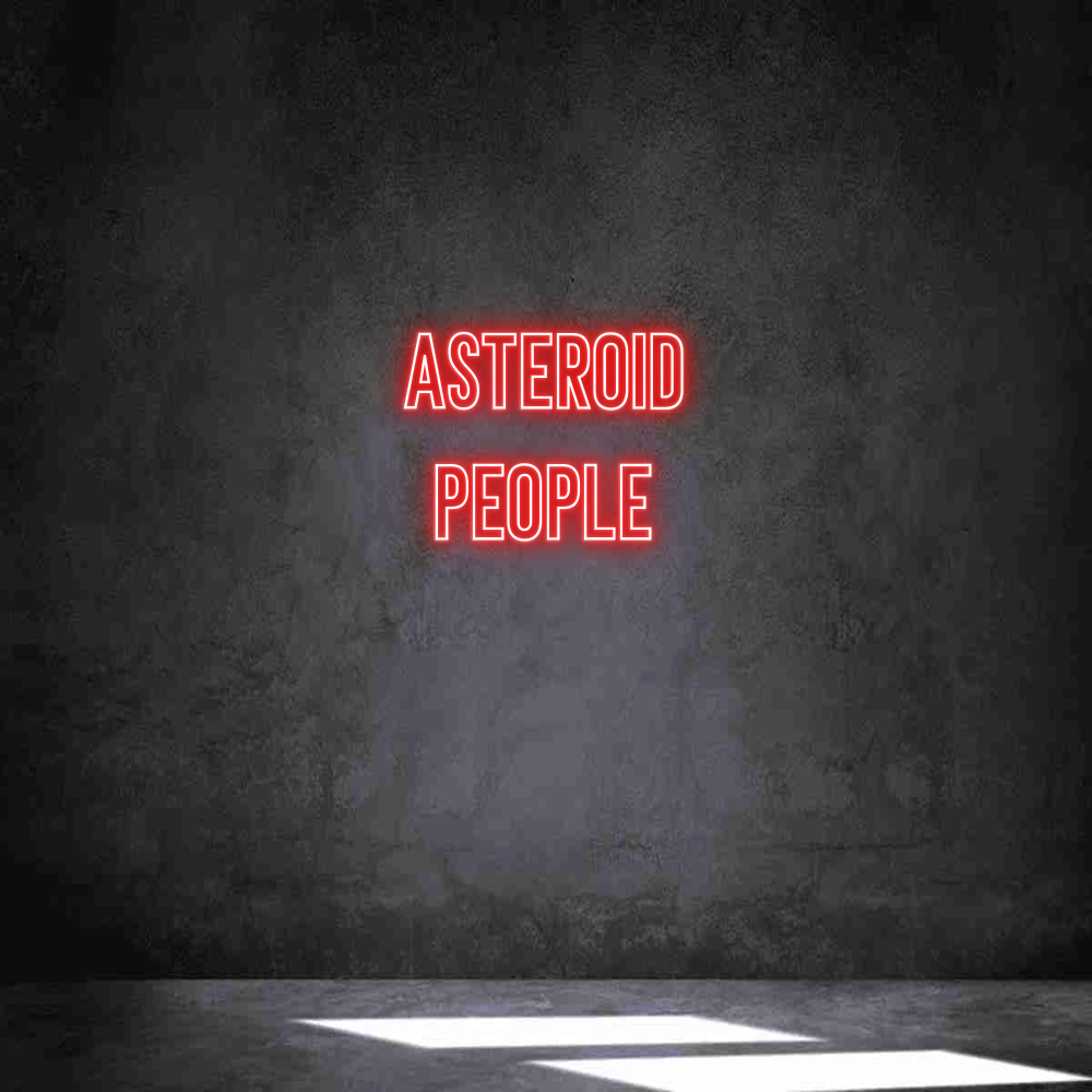 Individuelles Neon: Asteroid
Peo...