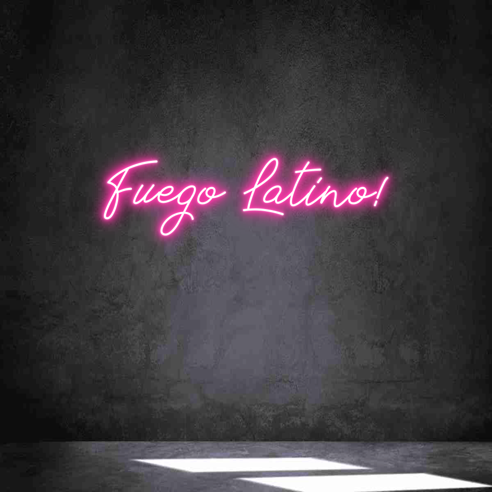 Individuelles Neon: Fuego Latino!