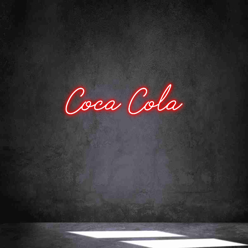 Individuelles Neon: Coca Cola