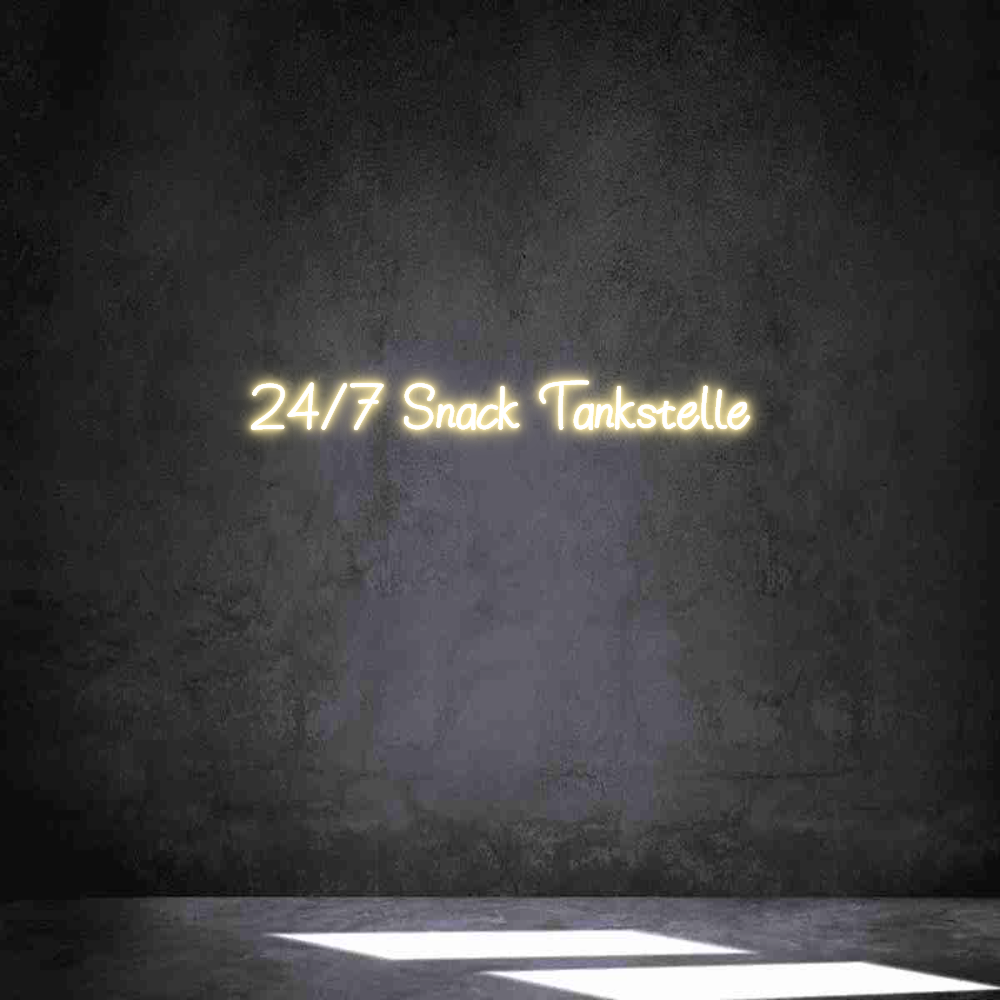 Individuelles Neon: 24/7 Snack Ta...