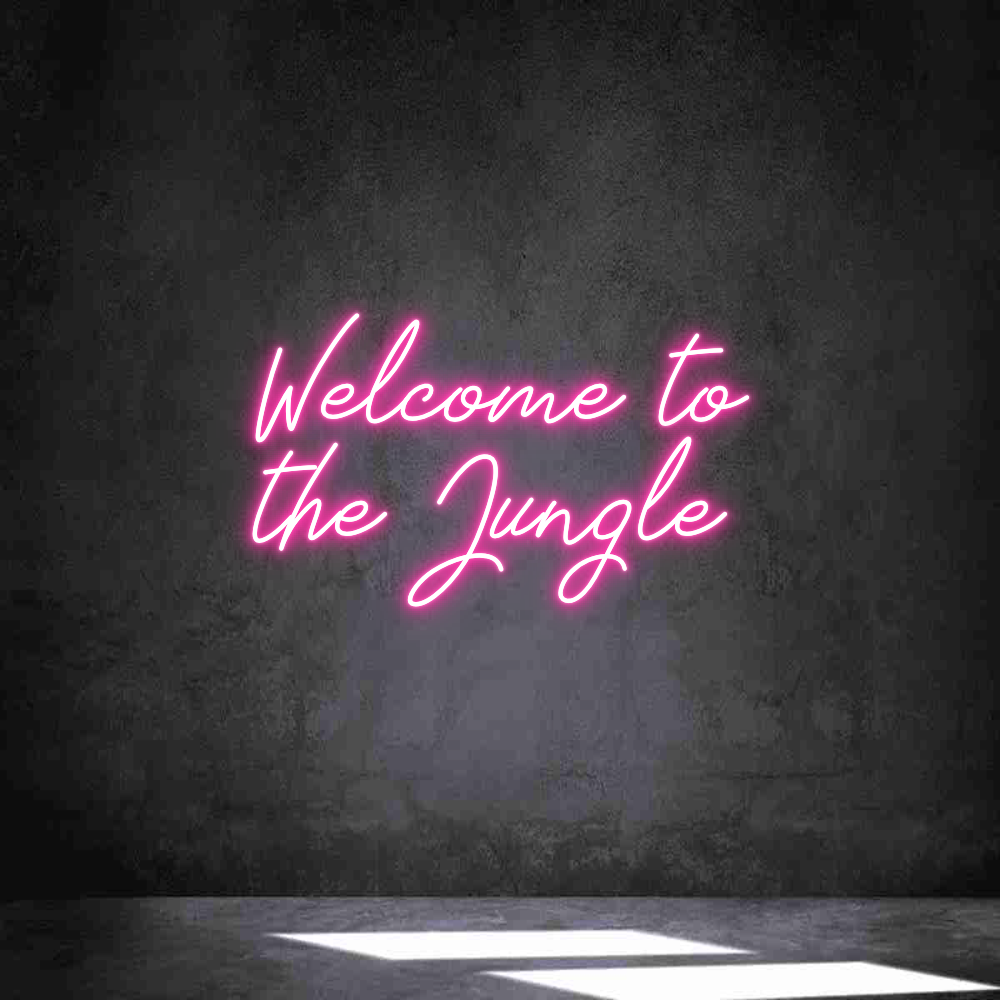Individuelles Neon: Welcome to
t...