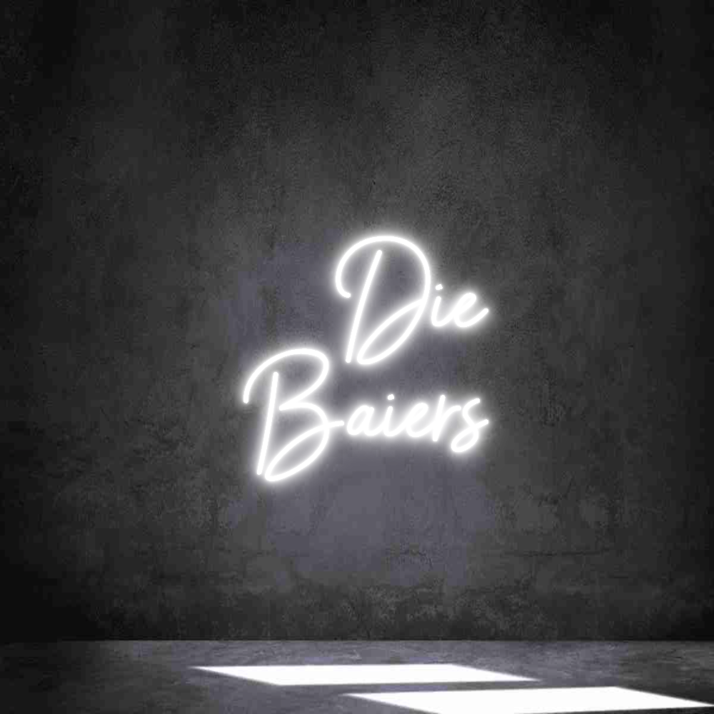 Individuelles Neon: Die
Ba...