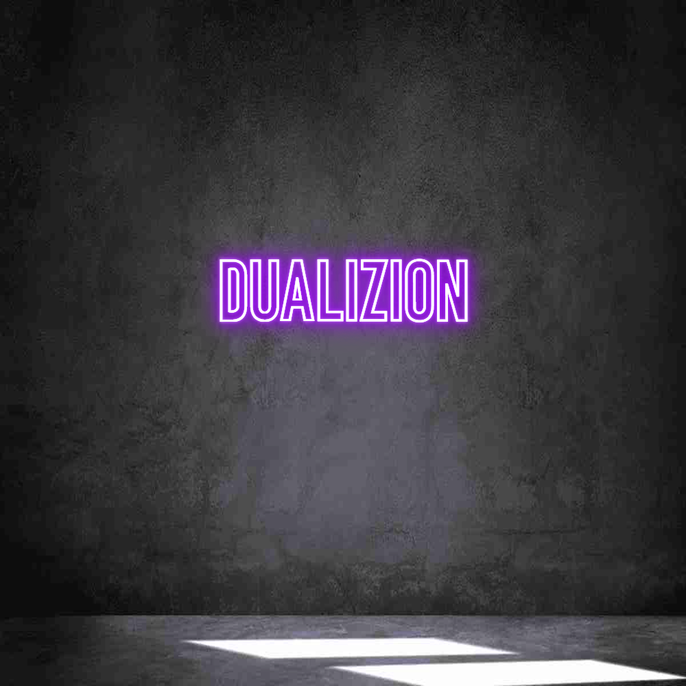 Individuelles Neon: Dualizion
