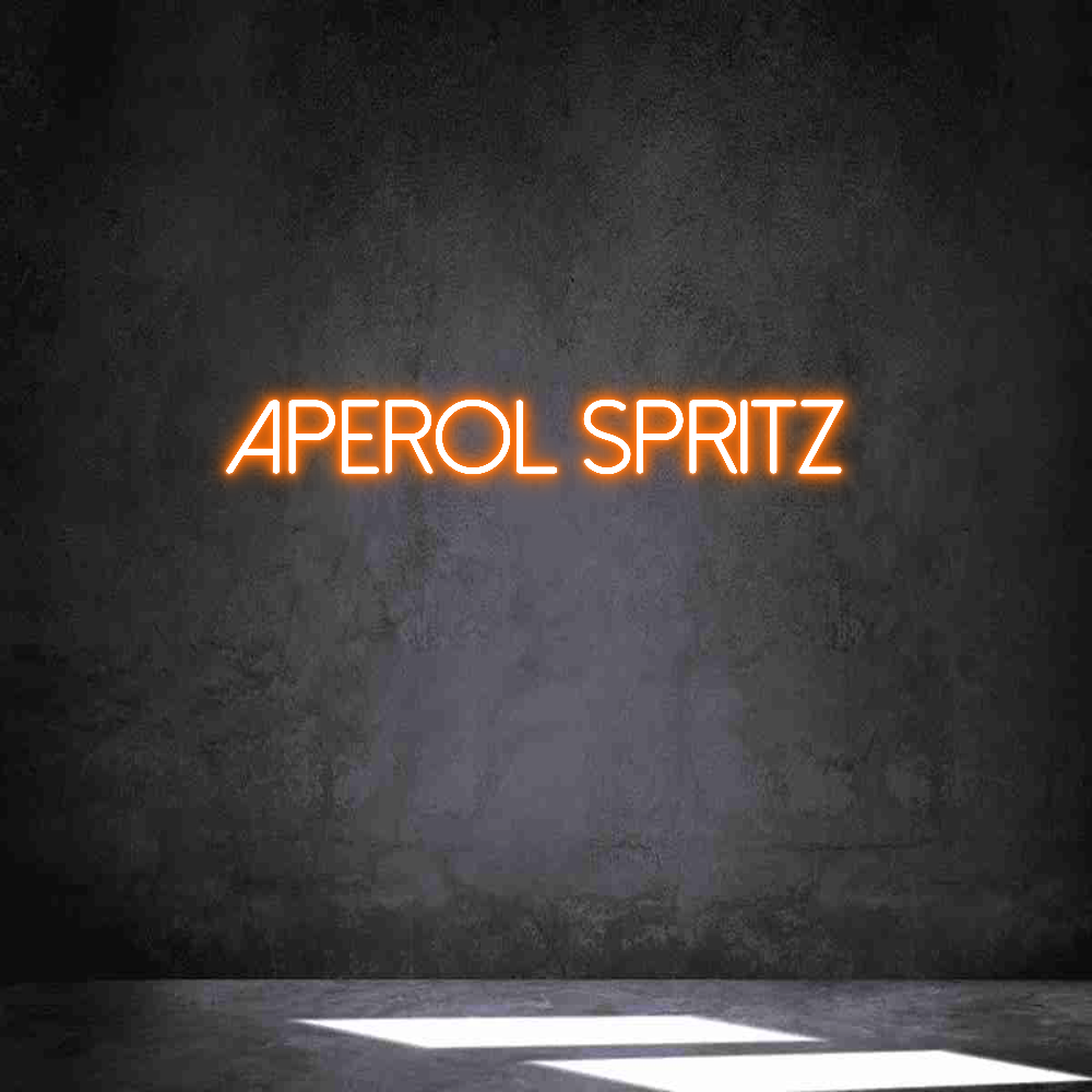 Individuelles Neon: Aperol Spritz
