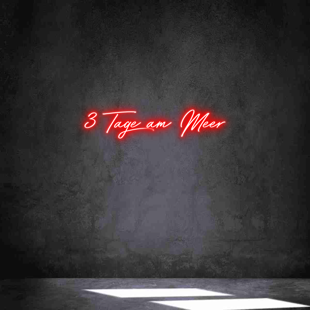 Individuelles Neon: 3 Tage am Meer