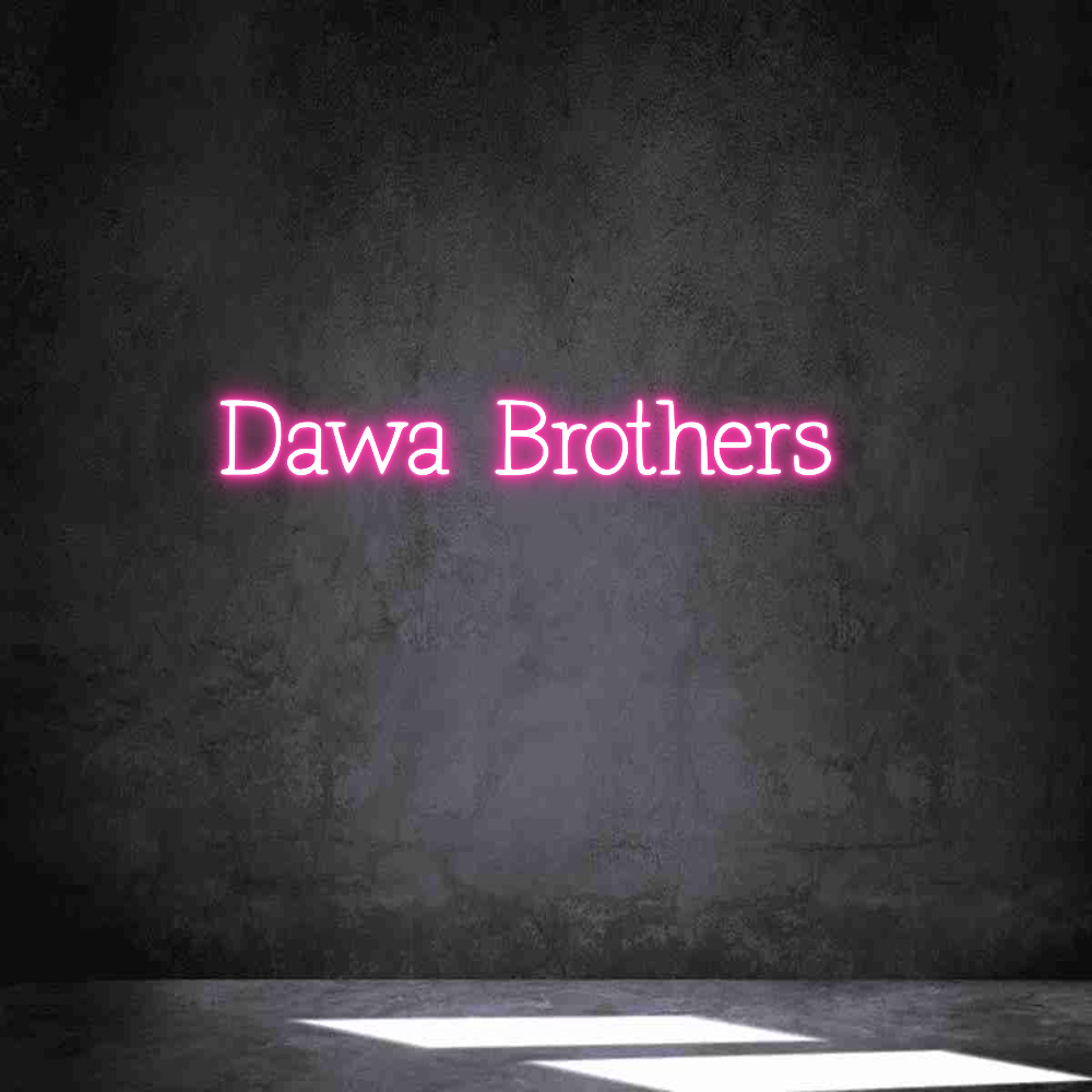 Individuelles Neon: Dawa Brothers