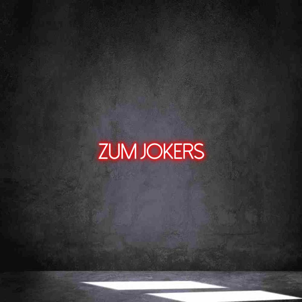 Individuelles Neon: Zum Jokers