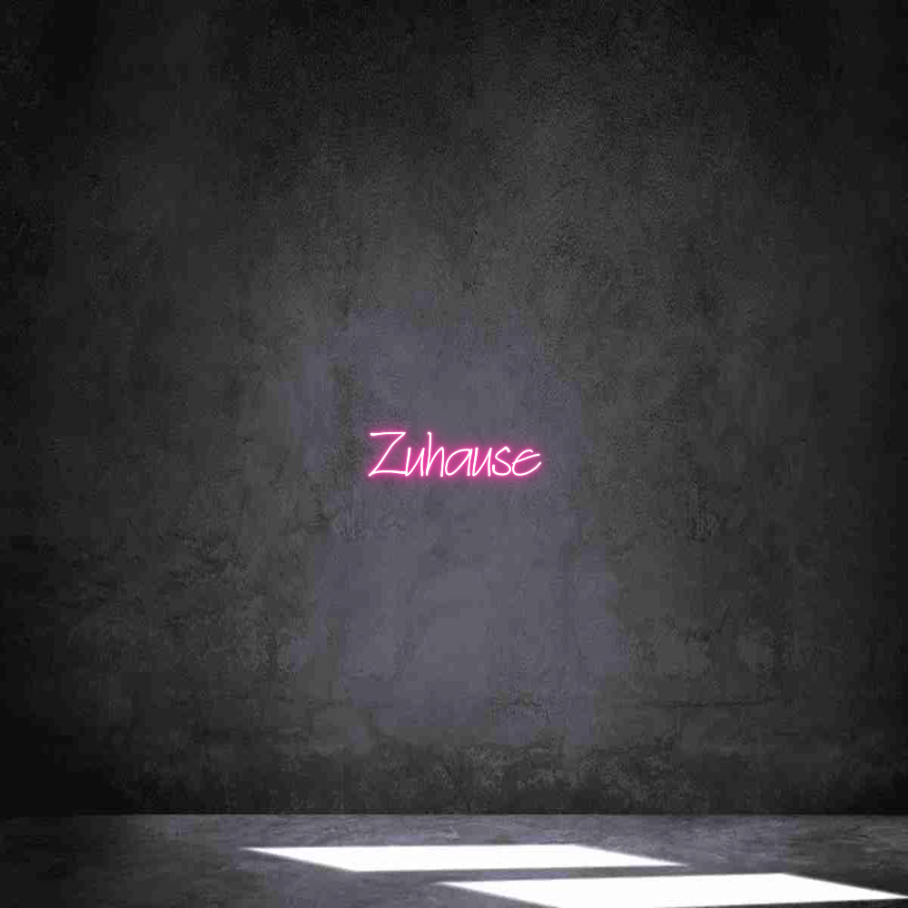 Individuelles Neon: Zuhause