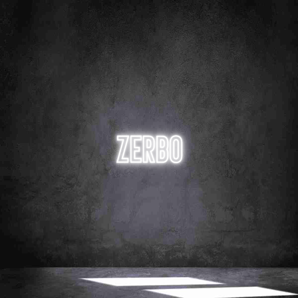 Individuelles Neon: zerBO