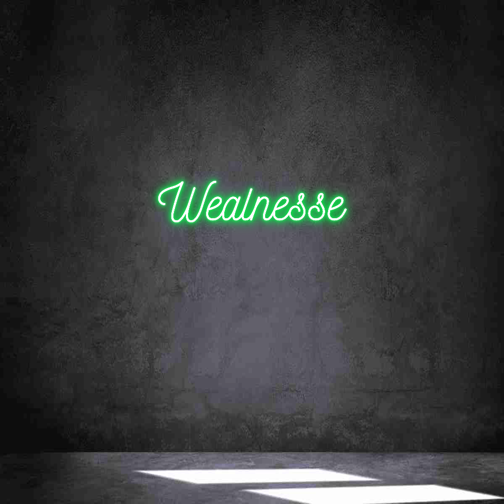 Individuelles Neon: Wealnesse
