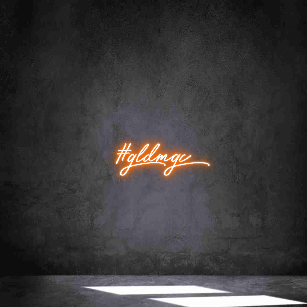 Individuelles Neon: #gldmgc