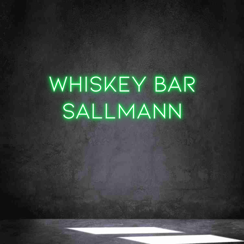 Individuelles Neon: Whiskey Bar
...