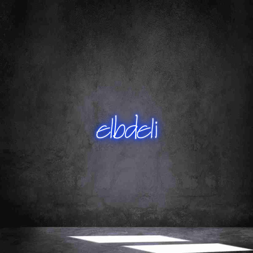 Individuelles Neon: elbdeli