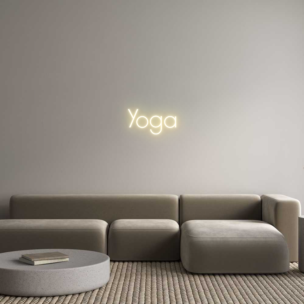 Individuelles Neon: Yoga