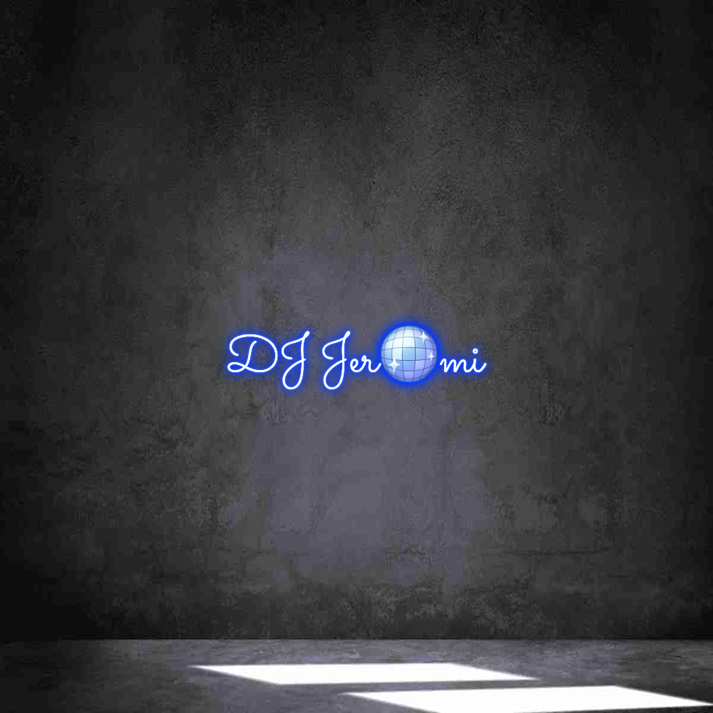Individuelles Neon: DJ Jer🪩mi