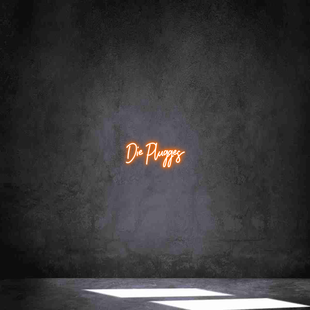 Individuelles Neon: Die Plugges