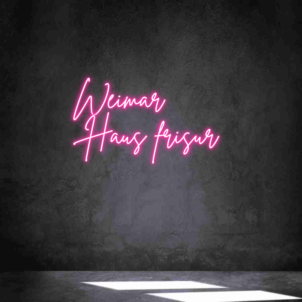 Individuelles Neon: Weimar
Haus...