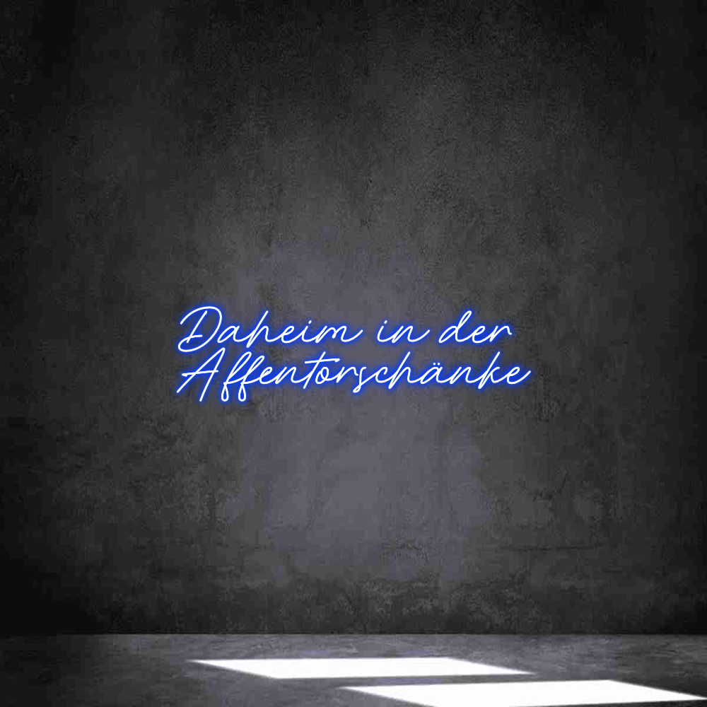 Individuelles Neon: Daheim in der...