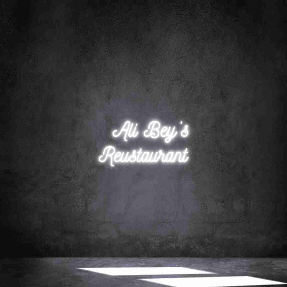 Individuelles Neon: Ali Bey‘s
Re...