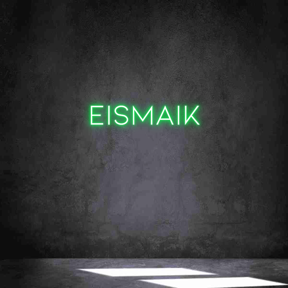 Individuelles Neon: EISMAIK
