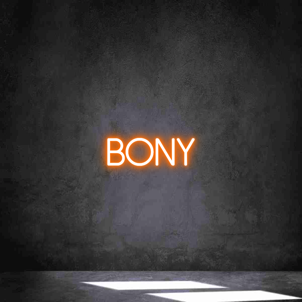 Individuelles Neon: BONY