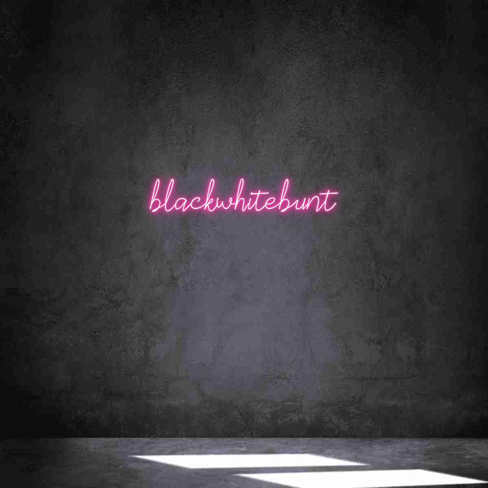 Individuelles Neon: blackwhitebunt