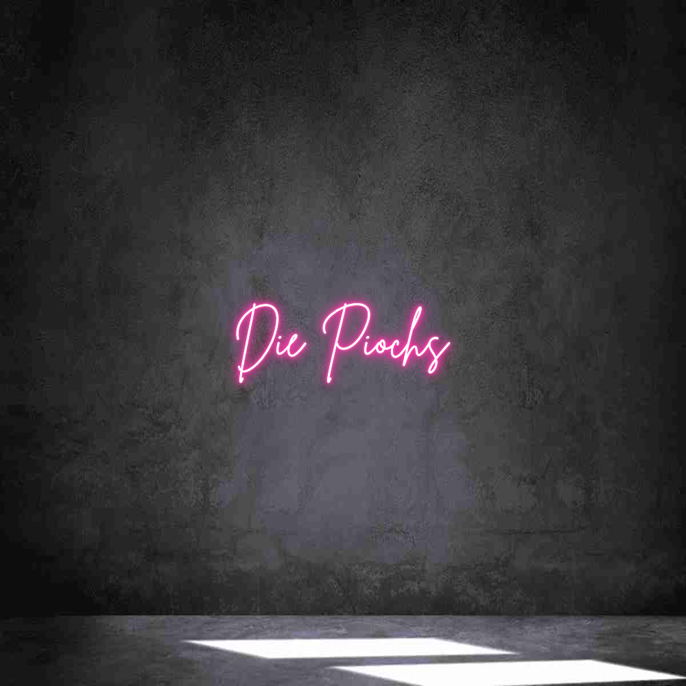 Individuelles Neon: Die Piochs