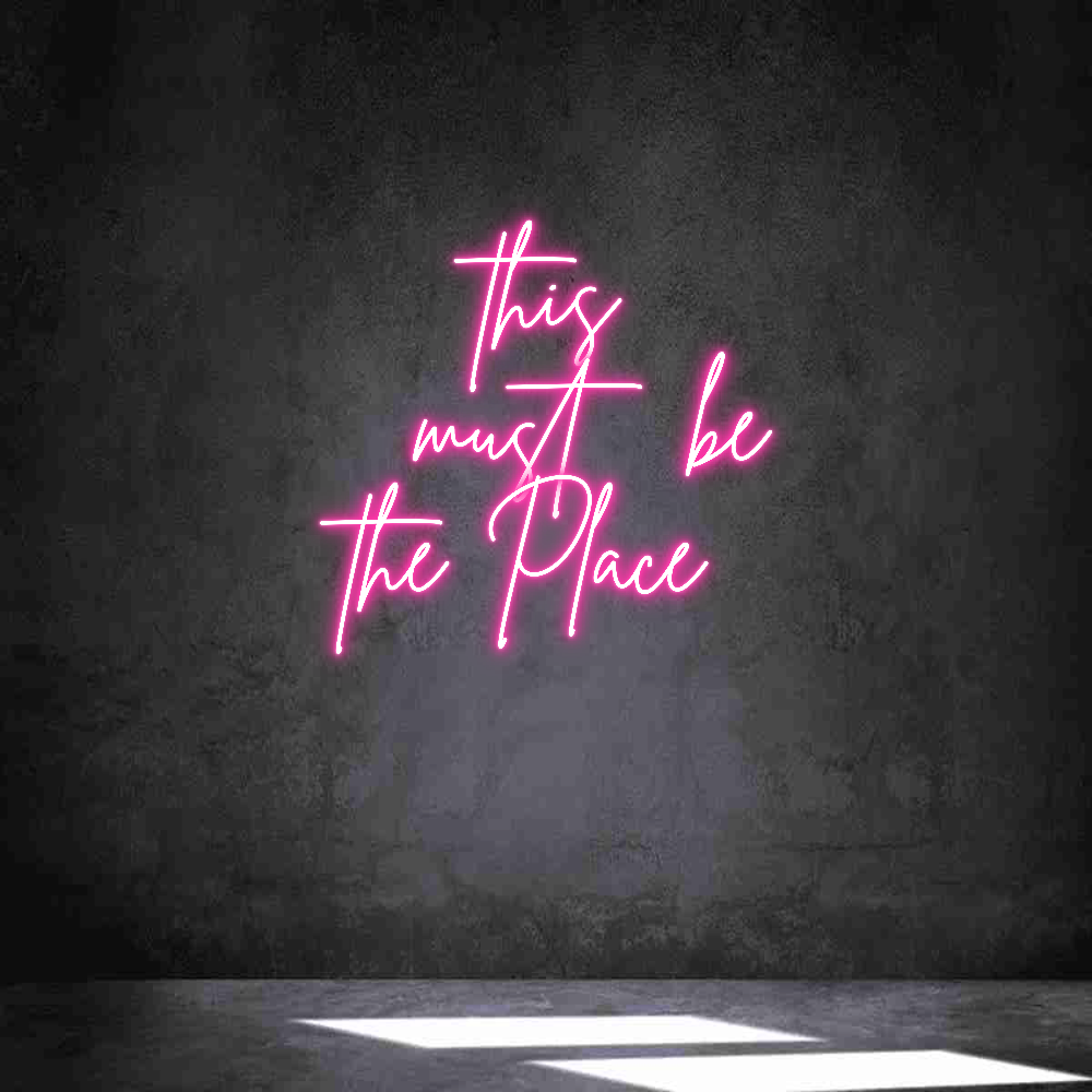 Individuelles Neon: this
...