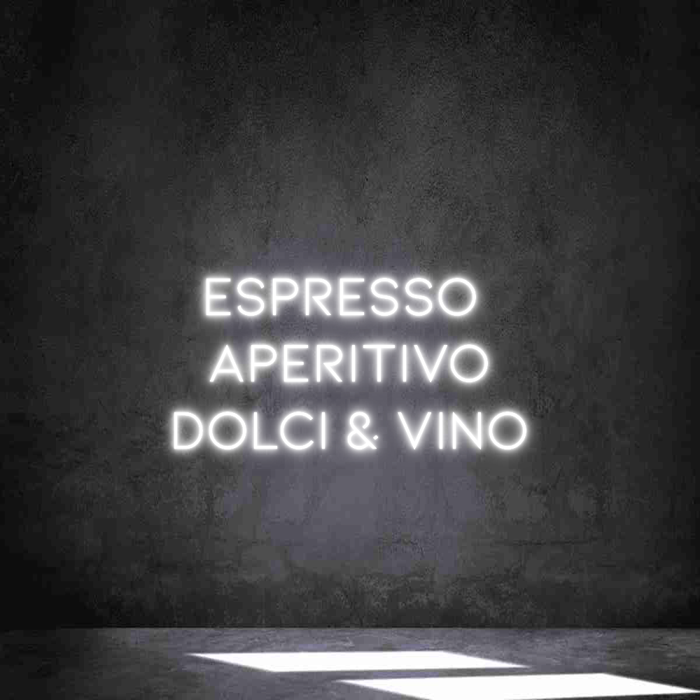 Individuelles Neon: Espresso
Ap...