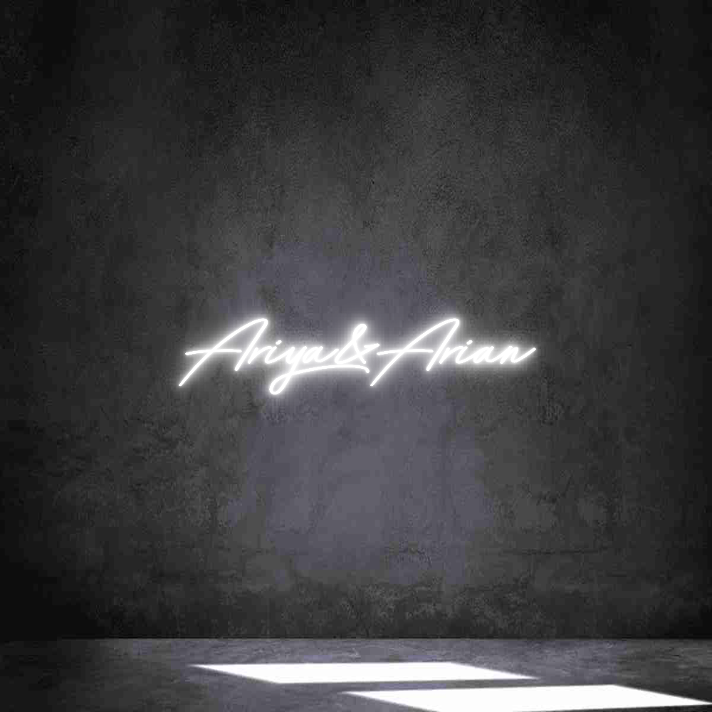 Individuelles Neon: Ariya&Arian