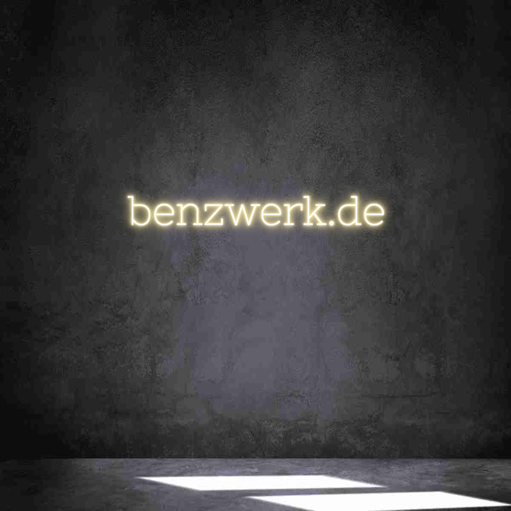 Individuelles Neon: benzwerk.de