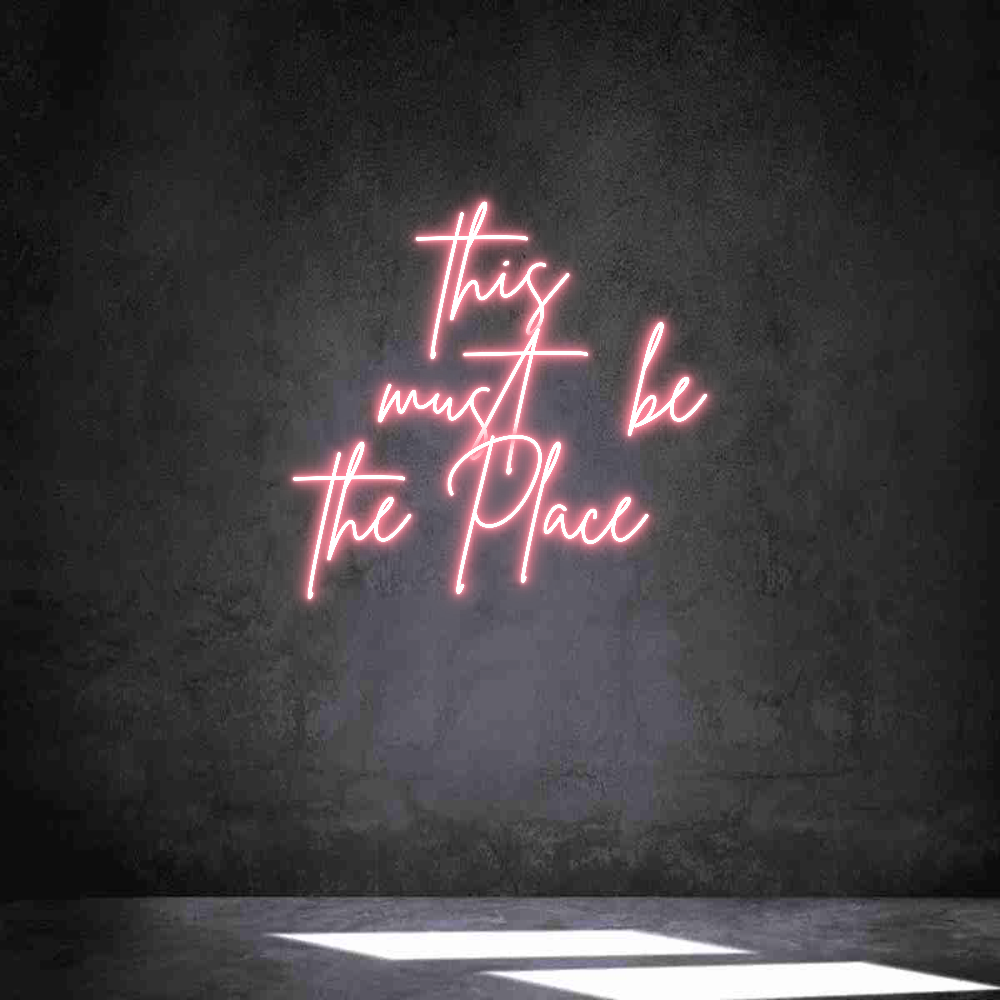 Individuelles Neon: this
...