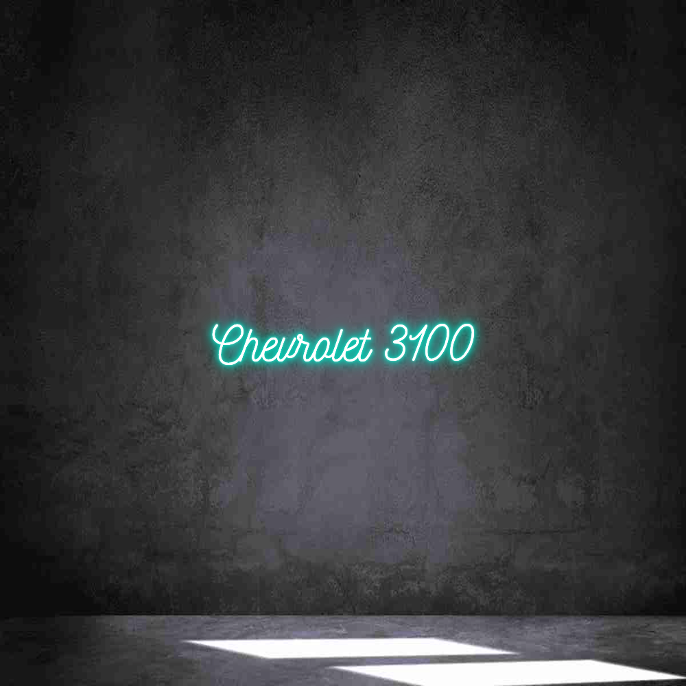 Individuelles Neon: Chevrolet 3100