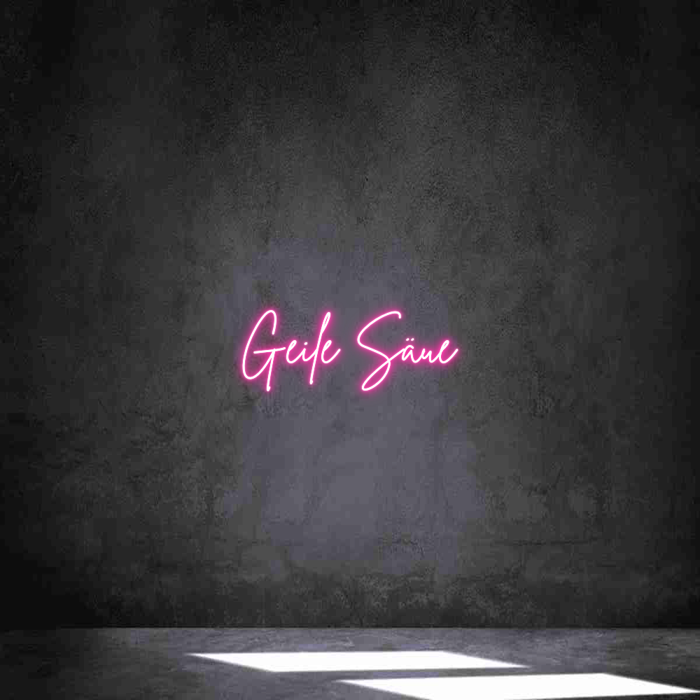 Individuelles Neon: Geile Säue