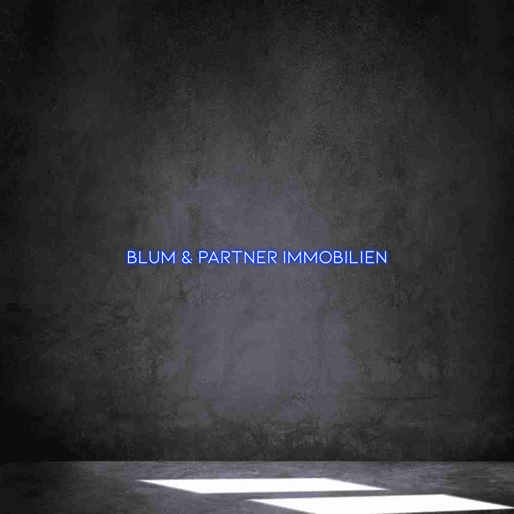Individuelles Neon: Blum & Partne...