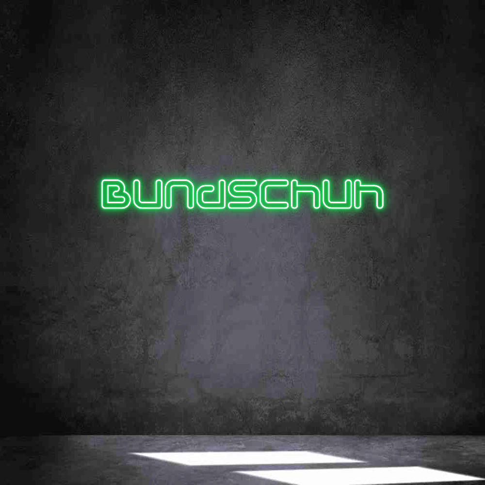Individuelles Neon: Bundschuh